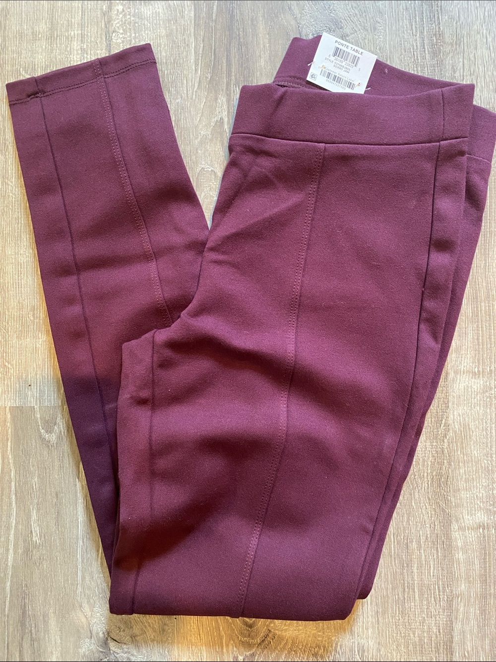 Style & Co. Ponte Leggings in Wine